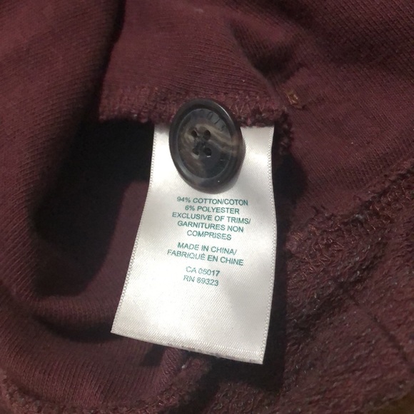 Roots Men’s Maroon Sweatshirt XS - Picture 4 of 6